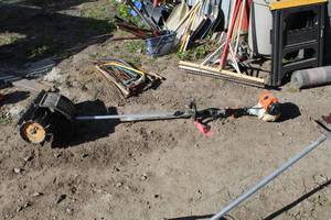 lot 740 image: Stihl Gas Grass Sweeper KM 130 R