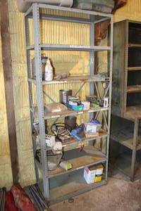 lot 828 image: Metal Shelving Unit 7-tier 36Wx18Dx87H
