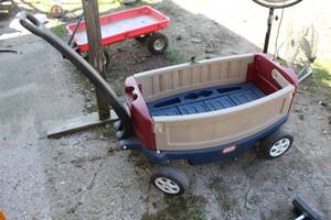 lot 859 image: Little Tikes Plastic Wagon 39Lx22Wx21H