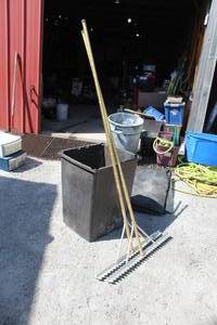lot 873 image: Lot of (2) Landscape Rakes 36W