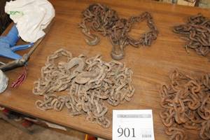 lot 901 image: Lot of (2) Chain with Hook Ends