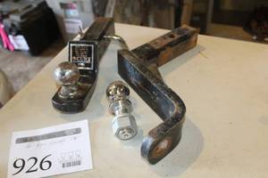 lot 926 image: Lot of (2) Ball Hitches  1-78