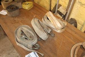 lot 936 image: Lot of (3) Heavy Duty Ratchet Straps