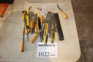 lot 1022 image: Hand Tools (in bin)  with Files