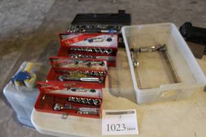 lot 1023 image: Lot of (4) Socket Set in Metal Case