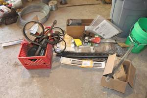 lot 1044 image: Lot of Tractor Parts, Mower Blades