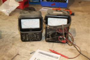 lot 1033 image: Lot of (2) Voltage Testers  - Simpson 260, Bell