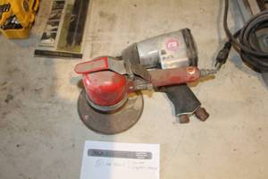 lot 1046 image: Lot of (2) Power Tools  - Ingersol-Rand Pneumatic Sander, Campbell-Hausfeld 12 Pneumatic Impact Wrench TLX102