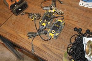 lot 1051 image: Lot of (2) Stanley Amp Charger