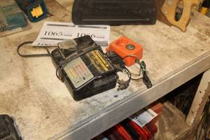 lot 1069 image: Lot of (2) Chargers  - Panasonic, Palsode Impulse