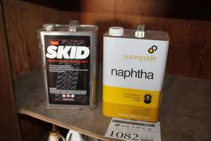 lot 1082 image: Lot of (2) Chemicals  with Penetrating Lubricant, Naptha