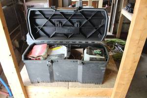 lot 1102 image: Tool Box 24Lx10Wx12H  with Hardware