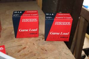 lot 1147 image: Lot of (2 Boxes) Federal Game Load Shotshells 12GA