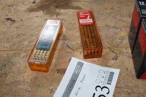 lot 1153 image: Lot of (2 Boxes) Ammo 22cal
