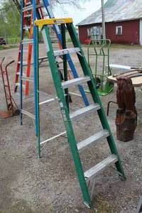 lot 1124 image: Davidson Step Ladder 6 Green