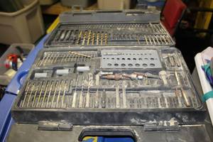 lot 1859 image: Drill Bit & Nutdriver Set  with Case