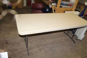 lot 1881 image: Lifetime Folding Table 72Lx30Wx29H