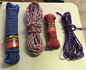 lot 1908 image: Lot of (4) Ropes (new)