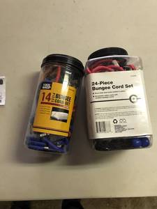 lot 1911 image: Lot of (2 Containers) Bungee Cord Sets