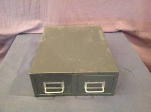 lot 48 image: Metal Storage Unit Full of Erector Parts