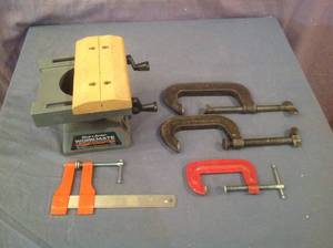 lot 74 image: Black & Decker Workmate & Clamps