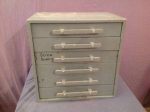 lot 83 image: Heavy Wood Storage Unit