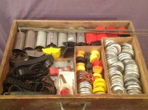 lot 100 image: Large Lot of Erector Set Parts