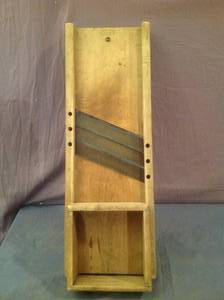 lot 105 image: Vintage Mandoline Wooden Cabbage Slicer Kraut Cutter Board
