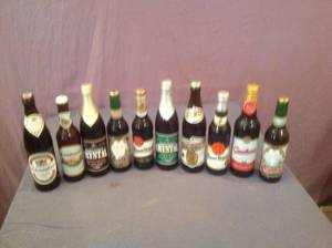 lot 119 image: Czech Republic Beer Bottles