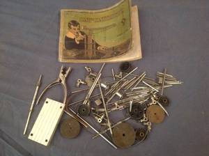 lot 121 image: Bings Constructor Pre-Erector Set Toy