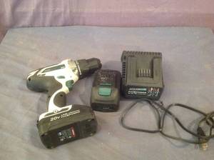 lot 122 image: 20 Volt Master Force Drill, 2 Batteries and Charger