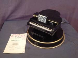 lot 158 image: Piano Music Box