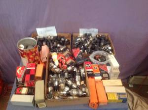lot 174 image: Radio Parts & Tubes
