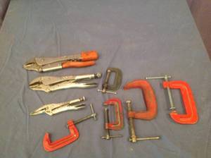 lot 205 image: Clamps & Vise Grips