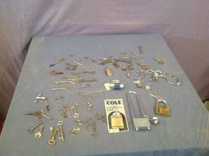 lot 235 image: Padlocks & Old Keys