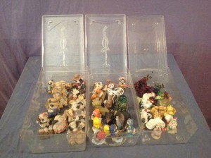 lot 281 image: Small Totes Full of Figurines
