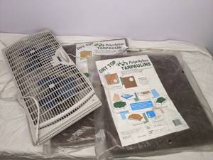 lot 642 image: Fan and (2) Tarps