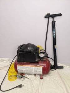 lot 648 image: Portable Air Compressor & Bike Pump