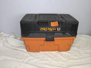 lot 650 image: Pro Pack 5.0 Peak HP WetDry Vac w Dust Filter