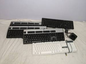 lot 681 image: (5) Computer Keyboards