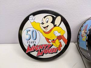 lot 16 image: Mighty Mouse 50 Year Anniversary Watch in Tin