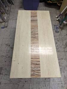 lot 522 image: 48 Coffee Table with Faux Stone Top