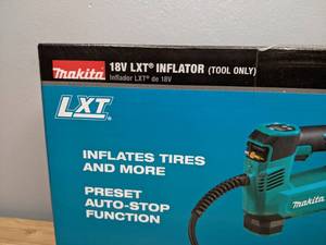 lot 13 image: Brand New Makita 18-Volt LXT Lithium-Ion Cordless Inflator