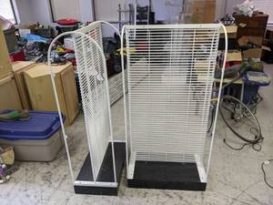 lot 656 image: (2) Wire Retail Display Units
