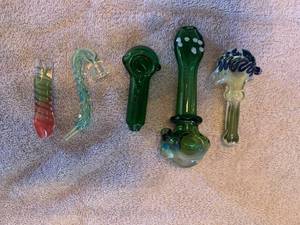 Glass Pipe Lot for Tobacco Use Only New