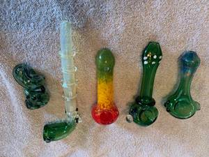 Glass Pipe Lot for Tobacco Use Only New