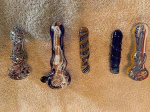 Glass Pipe Lot for Tobacco Use Only New