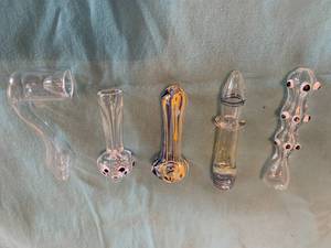 Glass Pipe Lot for Tobacco Use Only New