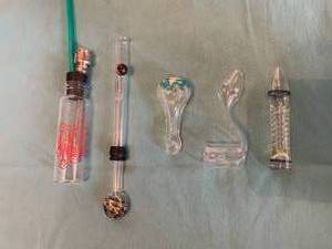 Glass Pipe Lot for Tobacco Use Only New
