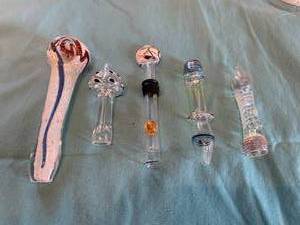 Glass Pipe Lot for Tobacco Use Only New